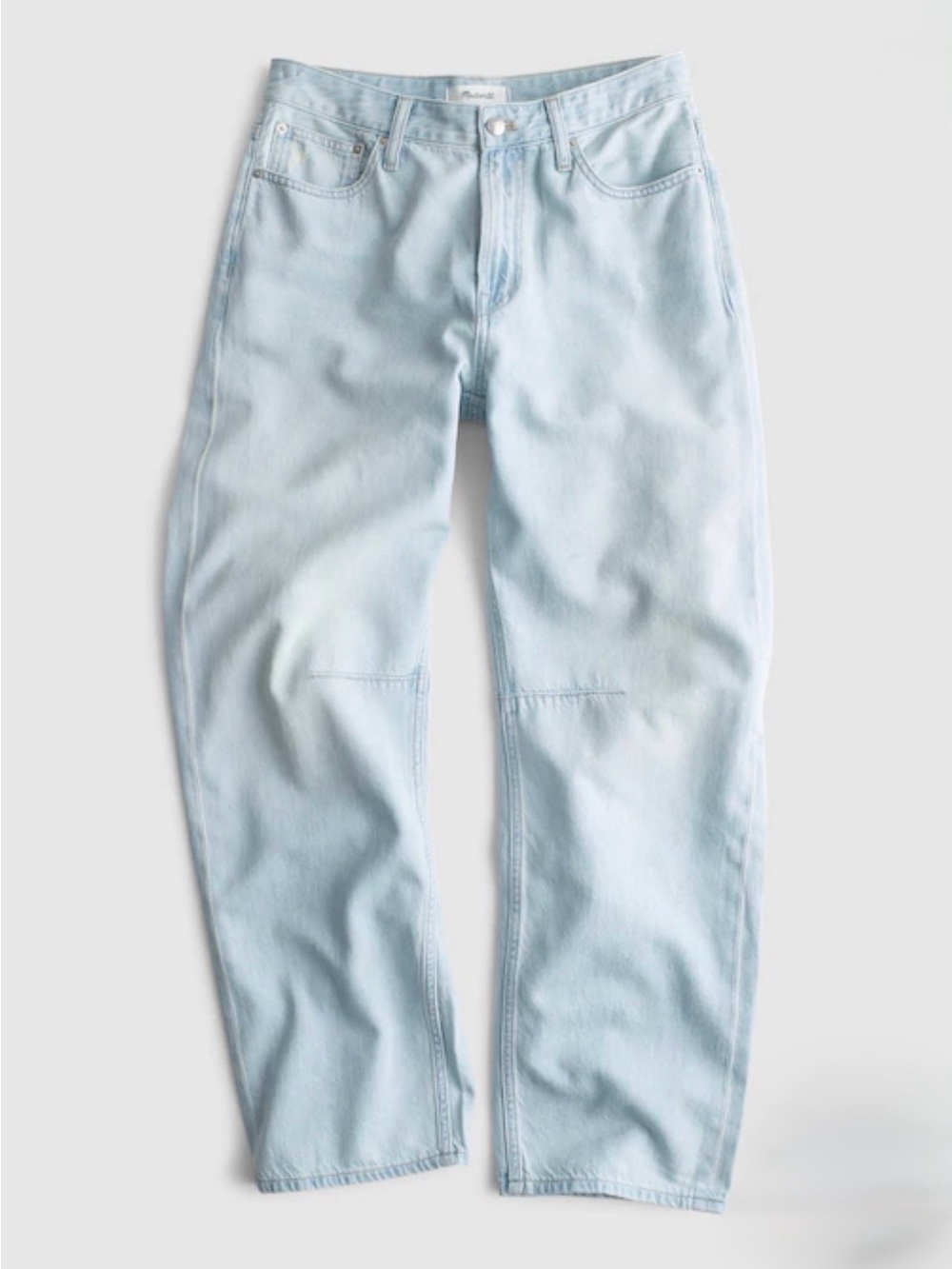 Madewell Women’s The Curvy Darted Barrel-Leg Jean in Airy Denim.24.NWT.